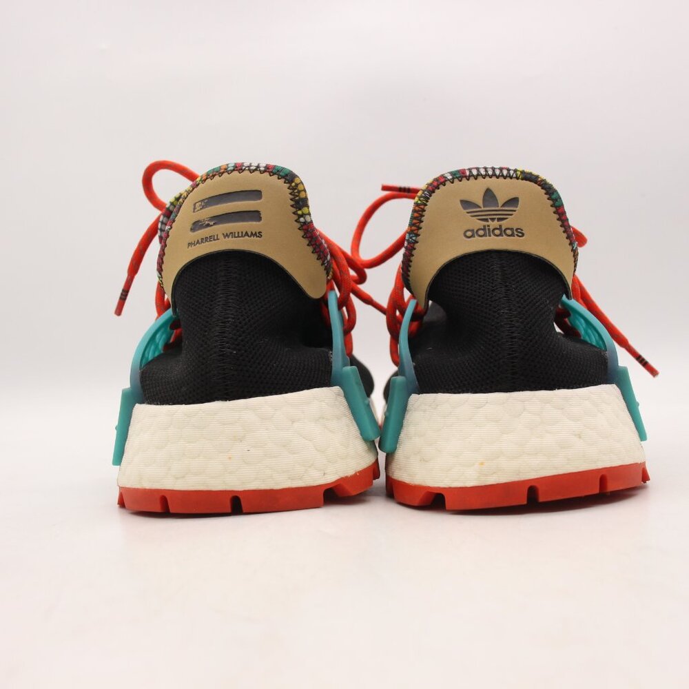 Adidas x Pharrell Williams Human RACE NMD Men's Size 12 Black Sneakers EE7582 - Picture 5 of 9